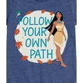 thumbnail image 3 of Disney Princess - Pocahontas Follow Your Own Path - Girls Fitted Short Sleeve T-Shirt, 3 of 5