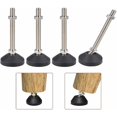 thumbnail image 1 of Tornillos de ajuste para patas de muebles, pies de tornillo M8 Pies atornillables de montaje en piso ajustables Capacidad de carga: Hasta 300 kg, Tornillo, Tuerca y Rótula de Acero, 1 of 5