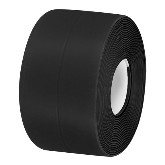 Waterproof Seal Caulk Strip Tape Self Adhesive, 1pcs 10.5 Ft L x 1.5" W PVC Sealing Tape Caulking Tape for Kitchen Countertop, Bathroom, Toilet, Bathtub Floor Wall Corner, Black