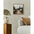 thumbnail image 5 of Drsoum Vintage Countryside Road Canvas Wall Art Farmhouse Retro Artwork Wall Prints Bathroom Office Decor 10x10in Natural Framed, 5 of 6