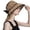 Khaki, variant on Women Outdoor Sunscreen Sun Hat All Match Tethered Double Sided Large Brimmed Sun Hat,Pink