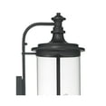 thumbnail image 4 of Possini Euro Design Medici Modern Outdoor Wall Light Fixture Black 28" Clear Glass for Post Exterior Barn Deck House Porch Yard Patio Home Outside, 4 of 8