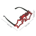 thumbnail image 2 of FONDOTIN 2025 Lunettes Rouges Accessoires de Fête Accessoires Photo Amusants Matériau PC Léger pour Décoration de Fête du Nouvel An, 2 of 7