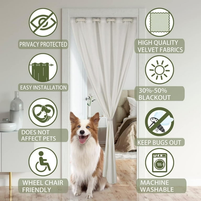 Deer Door Drape,American Flag Room Divider Curtain 34