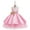 Pink, variant on KYAIGUO Flower Girl Satin Dresses for Kids Toddler Noble Short Princess Tutu Dress Wedding Party Mesh Outfit Party Ball Gowns Bow Birthday