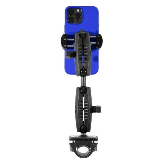 iBOLT Moto-Vise Dual Bizmount Heavy Duty Handlebar/Post/Pole/Rail Mount for Watersports, Kayaking, Fishing, Off-Roading Etc. for All Phones 2 to 4 inches Wide