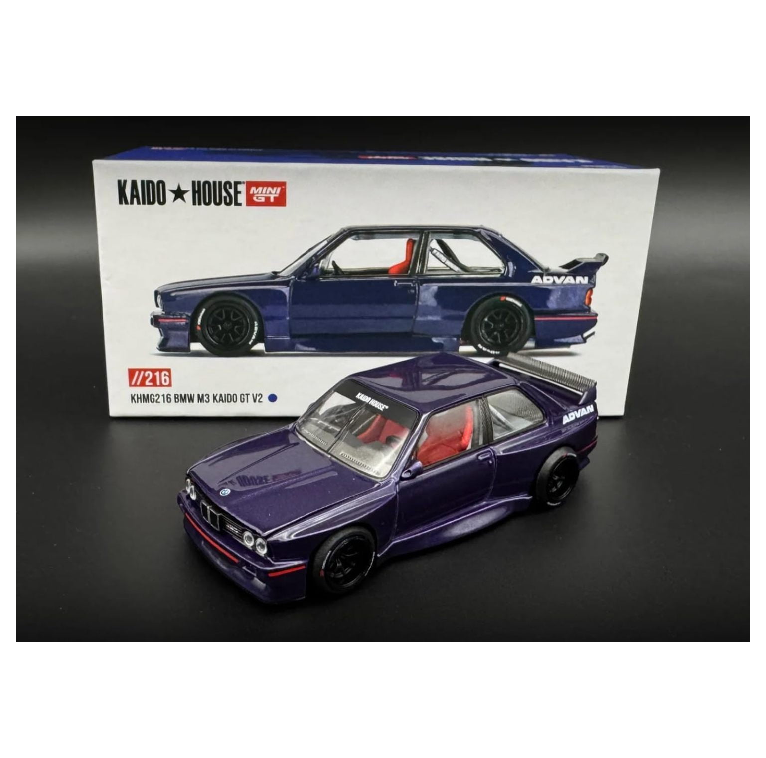 Model Car Compatible with Kaido House x Mini GT 1:64 (E30) Kaido GT V2 Limited Edition KHMG216
