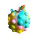 thumbnail image 1 of Bola de agarre de silicona Burbuja de descompresión Juguete de ventilación de la yema del dedo Juguete educativo Juguete de descompresión Regalo Wmkox8yii shdjk5790, 1 of 1