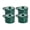 Green, variant on 4pcs Small Covered Stewpot Wave Pattern Ceramic Bowl with Lid for Soups Noodles Desserts and More Japanese style Microwave