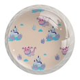 thumbnail image 1 of 4 Pcs Dragon Knobs for Kitchen Cabinet Cupboard Dresser Bookcase Drawer Pulls Handles Round Home Decor, 1 of 5