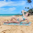 thumbnail image 6 of GZHJMY Handwritten Floral Beach Towel Quick Dry Absorbent Bath Towels Sandproof Lightweight Towel for Gym Yoga Sports Swimming - 31x71in Bath Towels, 6 of 7