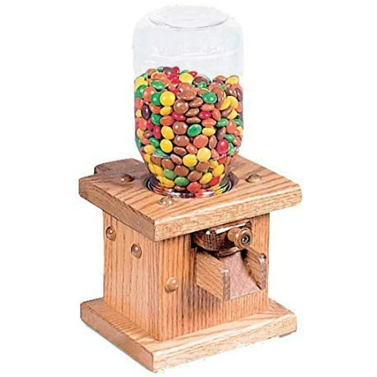 Amish Wood Toy M&M Candy Dispenser