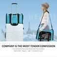 thumbnail image 6 of Henkelion Cat, Dog Carrier for Small Medium Cats Puppies up to 15 Lbs, TSA Airline Approved Carrier Soft Sided, Collapsible Travel Puppy Carrier - Grey, 6 of 8