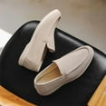 thumbnail image 4 of Men's Suede Loafers Slip-On Casual Shoes Soft Flat Sole Comfortable Driving Office Shoe, 4 of 9