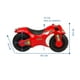 thumbnail image 3 of Correpasillos The Baby Shop - tipo moto, de plástico, resistente Rojo -, 3 of 8