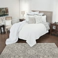 thumbnail image 5 of Rizzy Home Lydia 20" x 26" Cotton Standard Sham in White, 5 of 5