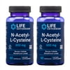 Life Extension N-Acetyl-L-Cysteine (NAC) 600mg 60 Capsules (Pack of 2)