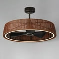 thumbnail image 3 of 61014RADBZ-Maxim Lighting-Tulum - 35W 1 LED Fandelight-19.75 Inches Tall and 35.75 Inches Wide-Dark Bronze/Dark Rattan Finish, 3 of 5
