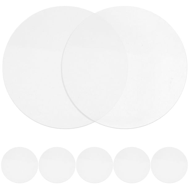 QUMIIRITY 10Ud Círculos Acrílicos Transparentes Para Y Manualidades Con Base Estable