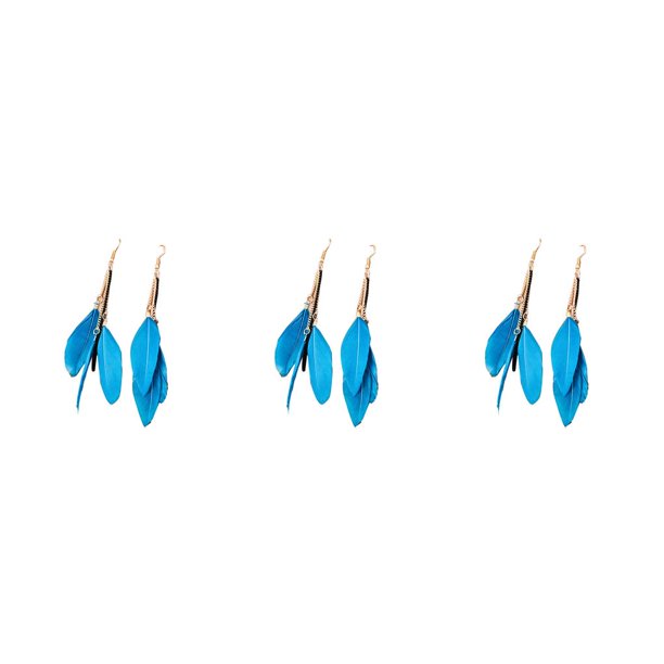 Jumpingount 2 uds pendientes cadena pendiente Retro pantalla ocio joyería Navidad Halloween Acción de Gracias regalos moda elegante azul Type1 NO1