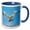 Blue/White, variant on 3drose, Canada, Quebec, Bonaventure Is. Northern Gannet Flying Over Colony., 15oz Mug