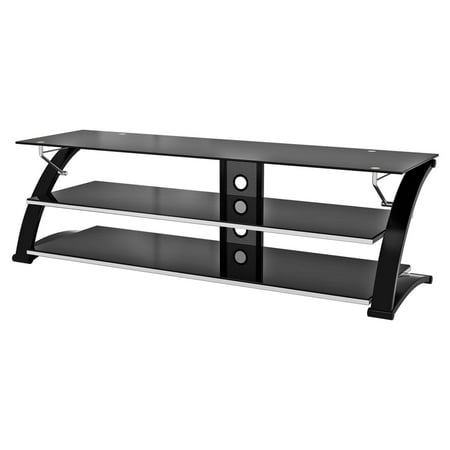 Line Mounting - Z-Line Vitoria TV Stand with Optional Mounting Kit - Black