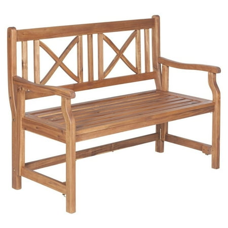 Outdoor Solid Acacia Wood X Back Patio Folding Bench Canada Outdoor Solid Acacia Wood X Back Patio