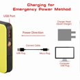 thumbnail image 2 of Portable 12V Car Jump Starter Engine Battery Charger Power Bank for Gasoline Engine 3.0L Yellow, 2 of 4