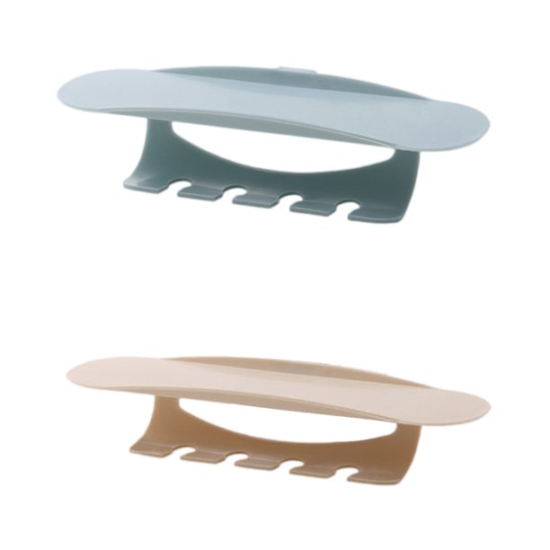 ADDHAT 2Ud Soporte De Pared Para Cepillos De En PP Con Cuatro Compartimentos Para Organizar