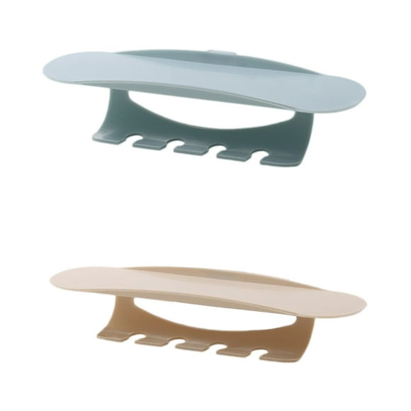 ADDHAT 2Ud Soporte De Pared Para Cepillos De En PP Con Cuatro Compartimentos Para Organizar