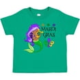 thumbnail image 3 of Inktastic Mardi Gras Mermaid with Harp and Beads Boys or Girls Toddler T-Shirt, 3 of 5
