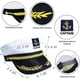 thumbnail image 2 of 2 Pieces Navy Marine Admiral Style Hat - Adjustable Shisailor Cap, 2 of 5
