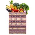 thumbnail image 1 of Vintage Striped Canvas Bag – Retro Style Reusable Tote for Women, 1 of 6
