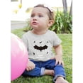 thumbnail image 2 of Happy Halloween Spooky Bats. T-Shirt Infant -Image by Shutterstock,  18 Months, 2 of 4