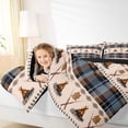 thumbnail image 4 of Manfei Happy Camping Bedding Comforter Set,Rustic Hunting Twin Comforter Sets,Rustic Farmhouse Cabin Bedding Set For Boys Teens,Microfiber Bedroom Decor Reversible,2-Piece, 4 of 8