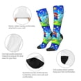 thumbnail image 4 of Saiise Mario Az Funny Socks Men Women Boys Kids Adults Novelty Graphic Crew Tube Socks Crazy Design Casual Dress Socks for Sports,Running,Travel, 4 of 7