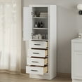thumbnail image 5 of ARIEL Hepburn Bathroom Linen Storage Cabinet 65”H x 20”W x 16”D White, 5 of 8