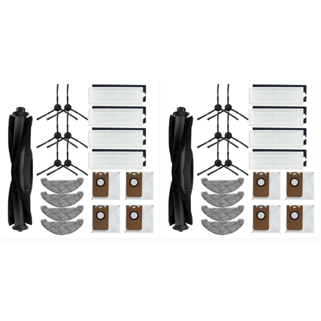 38PCS Side Brush HEPA Mops Dust Bag Robot Vacuum Filter for S9 Vacuum Cleaner Accessories Replacement