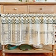thumbnail image 4 of Cortinas cortas para ventanas de cocina, cortinas de red, cortinas de encaje, cortinas de media ventana para bistró, cortinas con cenefa de macramé para decoración de casas de campo, 4 of 6