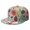 White-402, variant on Vintage Garden Snapback Hat – Romantic Rose Flat Visor Cap, Retro Aesthetic