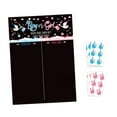 thumbnail image 3 of Juego de revelación de género, juego de votación de niño o niña, suministros de baby showers, baby gender revele decoración Negro, 3 of 8