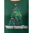 thumbnail image 5 of Holiday Time Women's and Women’s Plus Christmas Waffle Graphic Tee with Long-Sleeves, Sizes S-3XL, 1X-2X, 5 of 9