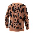 thumbnail image 6 of MXALUOB Men's Cardigan Sweater Leopard Print V Neck Winter Fashion Sweaters Button Up Long Sleeve Casual Tops Soft Warm Coat, 6 of 6