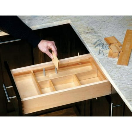 Rev-a-Shelf LD-4CT21-1 Wood Drawer Organizer Kit 21