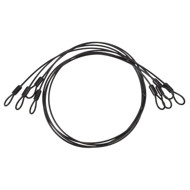 4 Pcs Fils Suspendus Polyvalents Câbles en Acier Inoxydable Câbles Suspendus Extérieurs