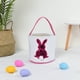 thumbnail image 3 of Ounissouiy Bolsa de conejito, gran capacidad, resistente al desgaste, conveniencia, regalo, cubos de vacaciones, suministros para niños, bolsas Almacenamiento y organización del hogar Rosa brillante, 3 of 6
