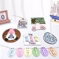 thumbnail image 3 of Kit de colgante de conejito de Pascua, accesorio, letreros de bienvenida, adornos, manualidades 6x12cm, 3 of 8