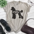 thumbnail image 2 of Poodle Mama T-shirt, Unisex Women's Shirt, Standard Poodle Owner, Best Dog Mama Gift, Light Silk Gray, X-Small, 2 of 6