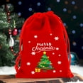 thumbnail image 5 of CoreLiving Small Cloth Gift Bags with Drawstring, Mini Christmas Pouches & Xmas Treat Bags, Reusable Velvet Drawstring Bag for Christmas Presents, Party Favors, Gift Wrapping, 5 of 9
