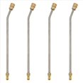 thumbnail image 1 of 4X Washer Extension Gutter Cleaner Attachment,High Pressure Washer Gutter Rod for /Wand 1/4 Inch Quick Connect,4 x High Pressure Washer Gutter Rod,Silver, 1 of 5